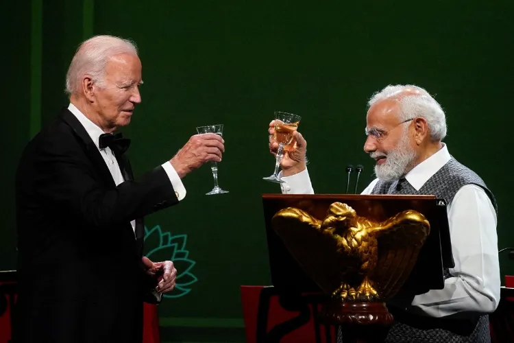 Prime Minister Narendra Modi with US President Joe Biden
