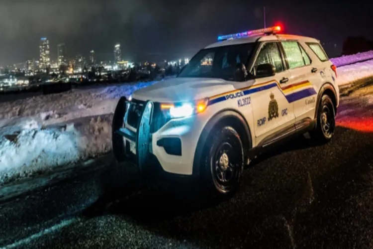 A police vehicle in Canada
