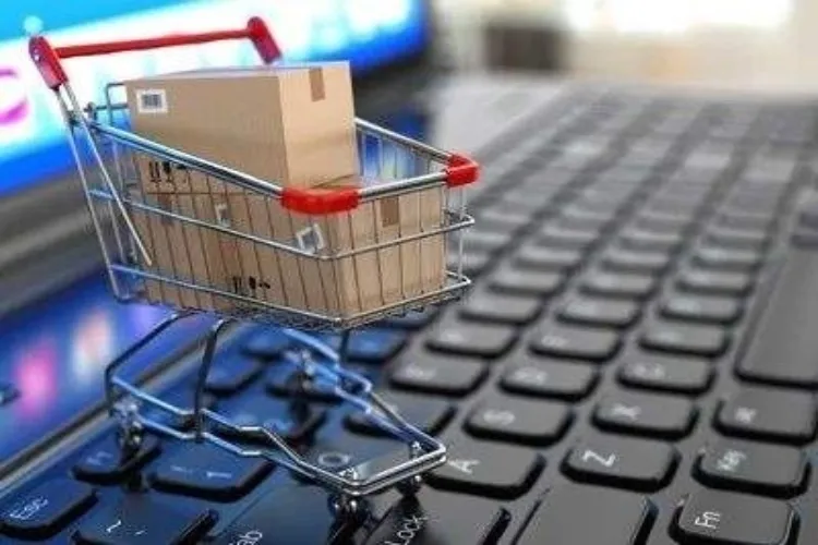 A representational image of product delivery from online sale