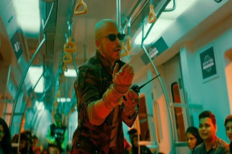   Bollywood superstar Shah Rukh Khan's bald look in the film 'Jawan'