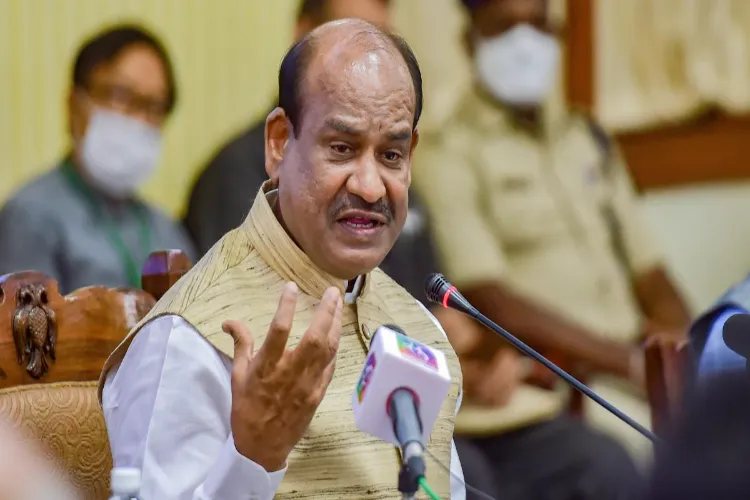 Lok Sabha Speaker Om Birla, in a special session of Parliament 