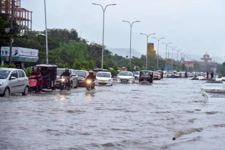 Rajasthan received a moderate temparature due to rains