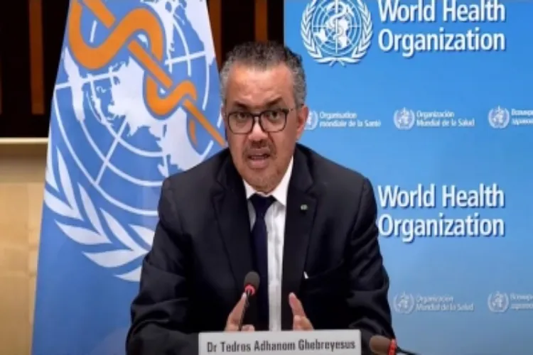 WHO chief Tedros Adhanom Ghebreyesus