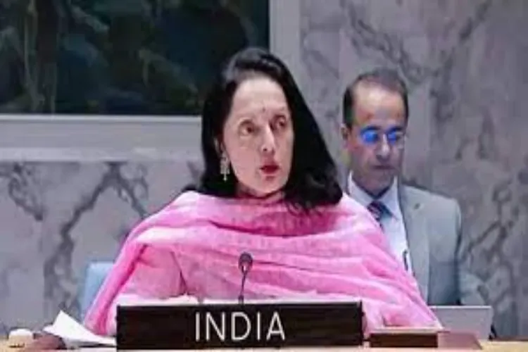 A file picture of Ruchira Kamboj, India's permanent representative to the United Nations