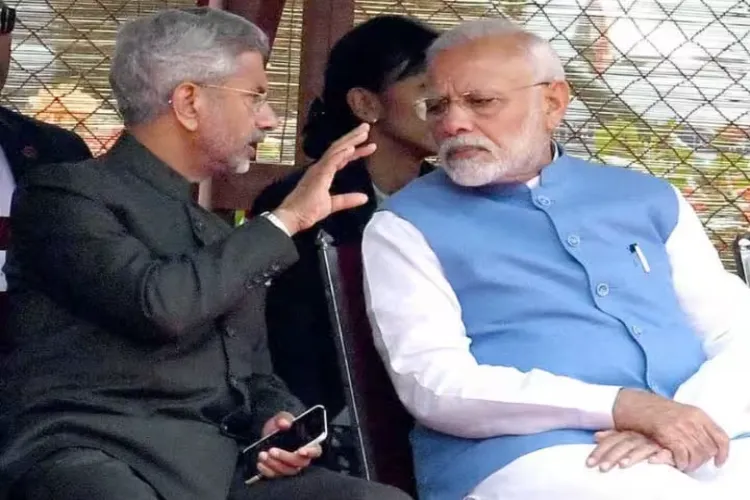 Prime Minister Narendra Modi with External Affairs Minister S Jaishankar