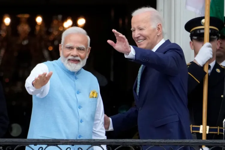 Prime Minister Narendra Modi with US President Joe Biden