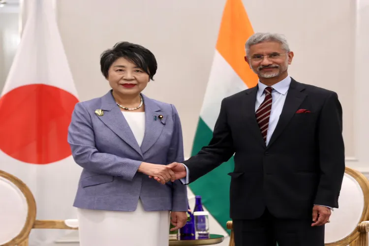 External Affairs Minister (EAM) S. Jaishankar with his Japanese counterpart Yōko Kamikawa