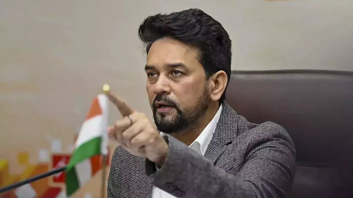 Union Sports Minister Anurag Thakur