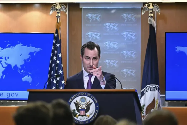 Spokesman for the US State Department Matthew Miller 