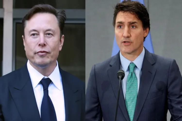 Elon Musk and Justin Trudeau