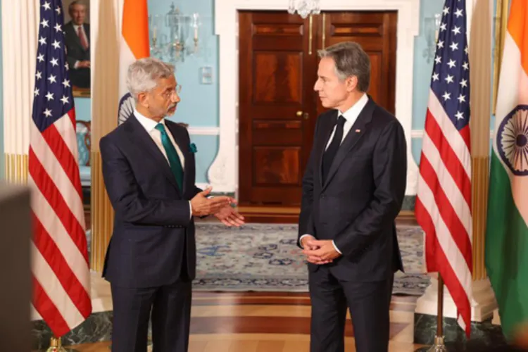 External Affairs Minister S Jaishankar with US Secretary of State Antony Blinken 