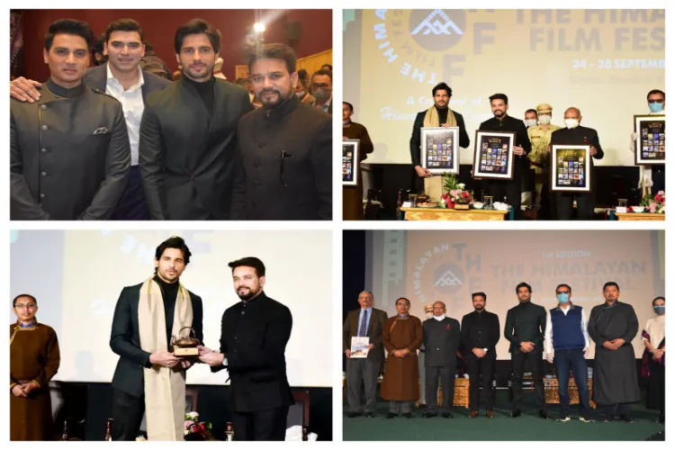 Cast and Crew of Shershaah felicitated at the Himalayan film festival in Leh