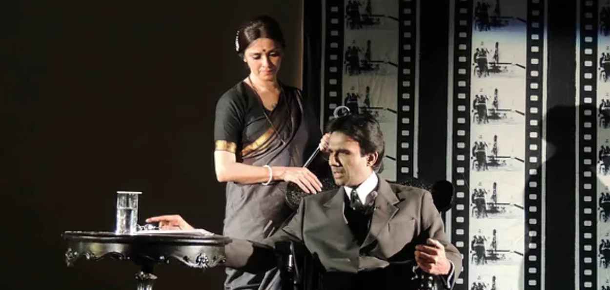 Muhammad Ali Baig with Lillete Dubey in Dada saheb Phalke: a Journey, a Quest