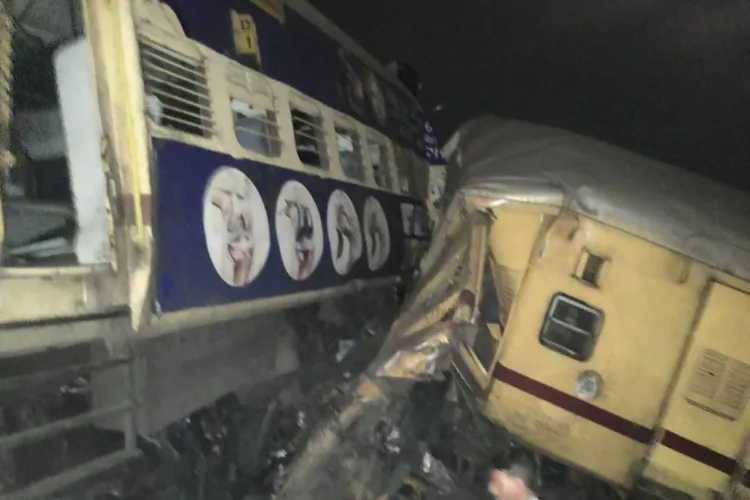 Train accident in Andhra Pradesh