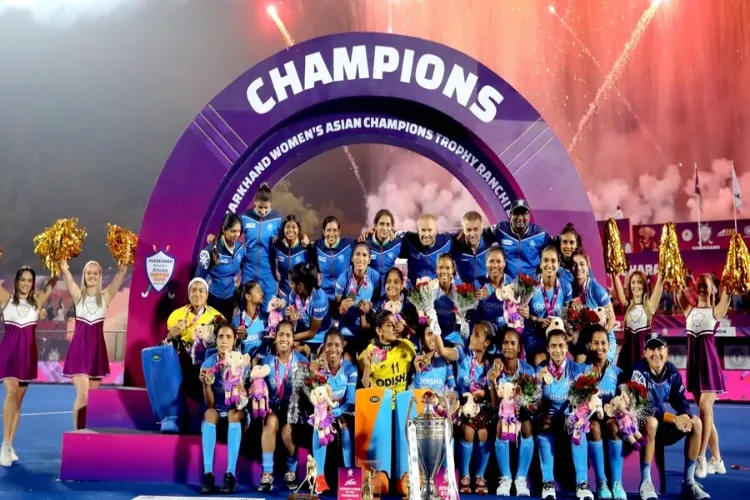  The Indian women's hockey team