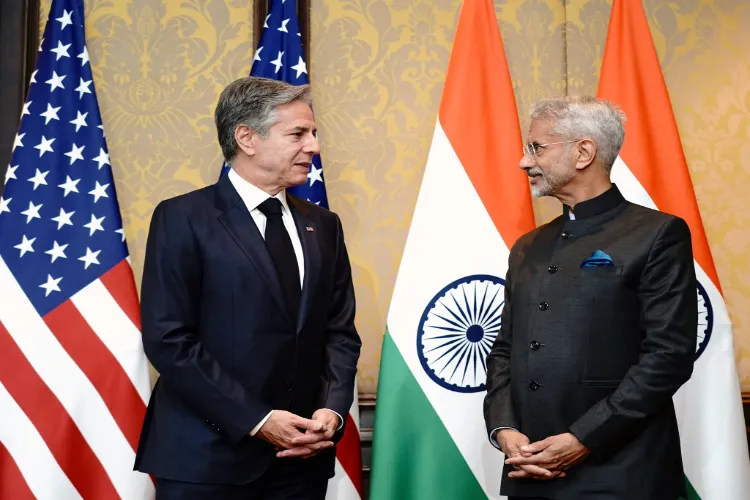  U.S. Secy of State Antony Blinken with External Affairs Minister S. Jaishankar