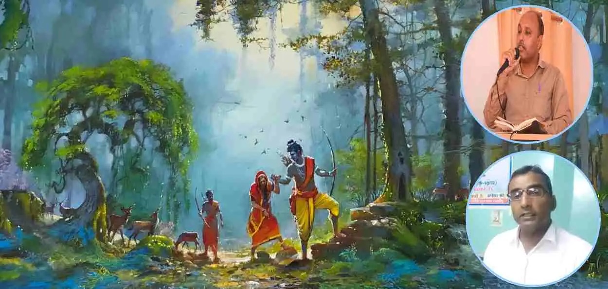 A scene from Ramayana story