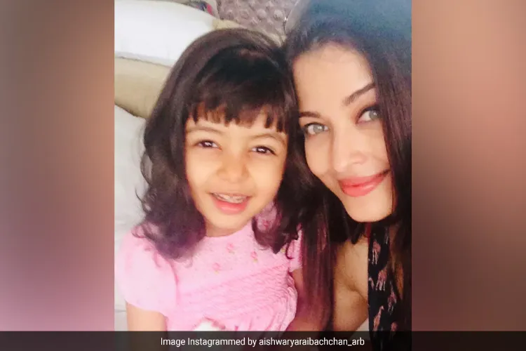 Actor Aishwarya Rai Bachchan with her daughter Aaradhya