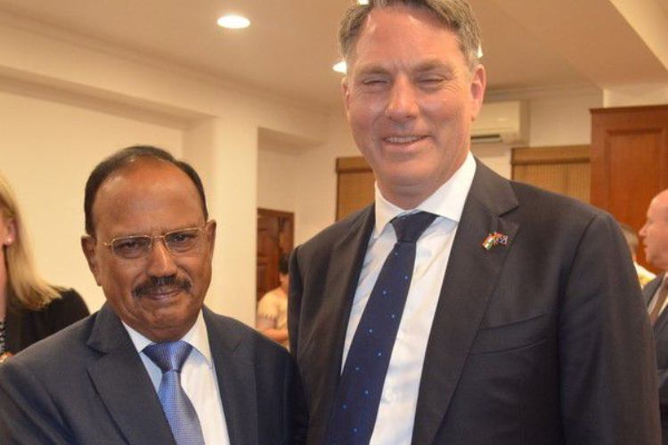 Australian Deputy PM Richard Marles with NSA Ajit Doval