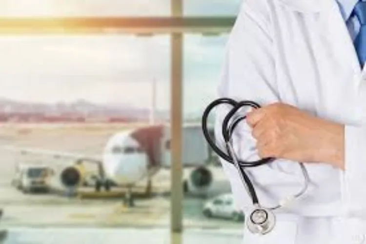 A veteran doctor saved a lady who had seizures on Air India flight
