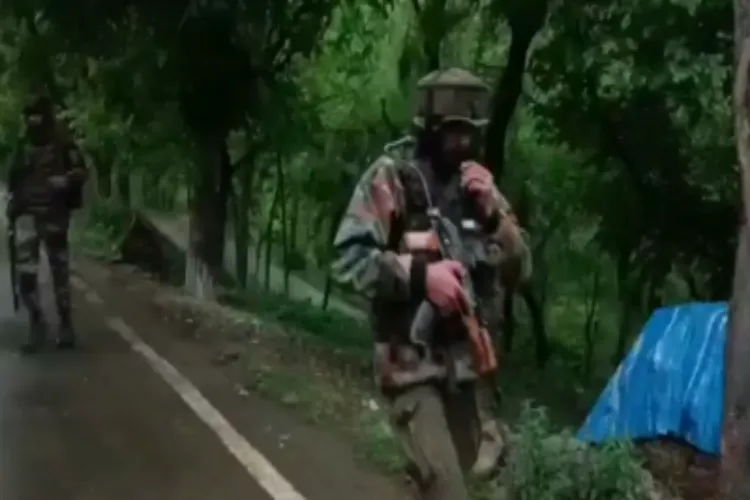 A security personnel in Rajouri