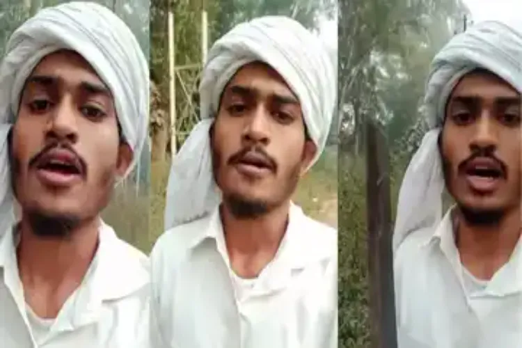 Accused Laraib Hashmi in his video on social media