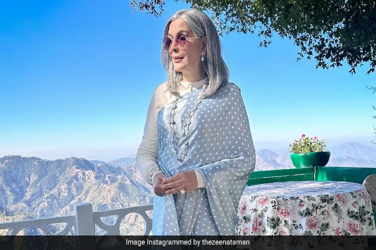 Actor Zeenat Aman
