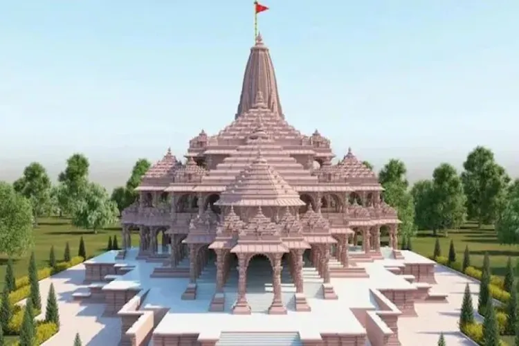 Model of Ayodhya's Ram Mandir