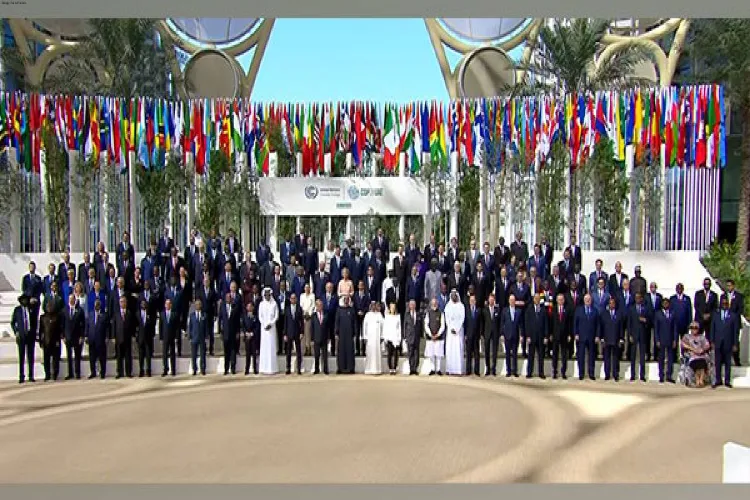 World leaders including Prime Minister Narendra Modi at COP28 in Dubai