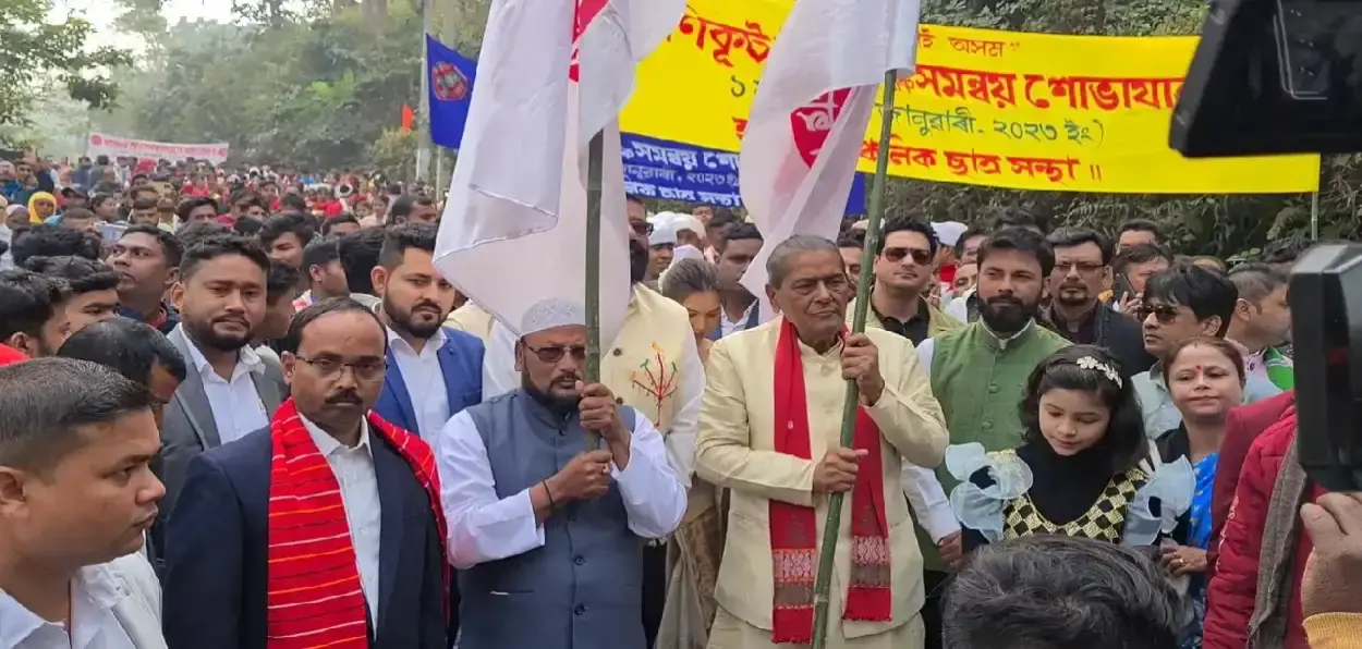 Hindus and Muslim taking out unity procession in Haji (File)