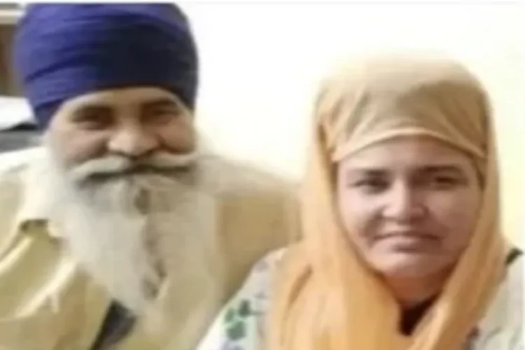 Sikh couple Jagtar Singh and wife Harbhajan Kaur 
