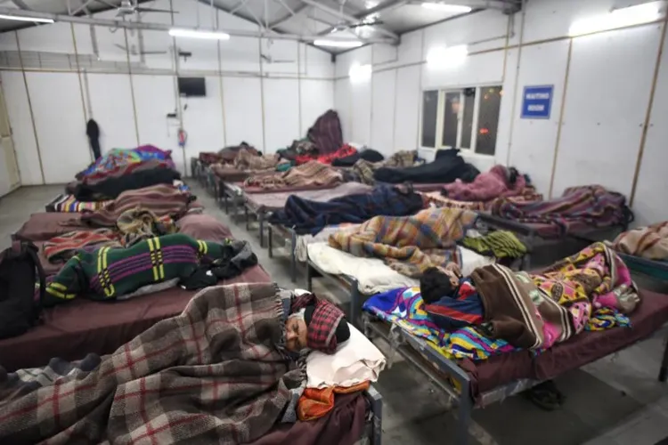 A night shelter in Deljhi (representational)