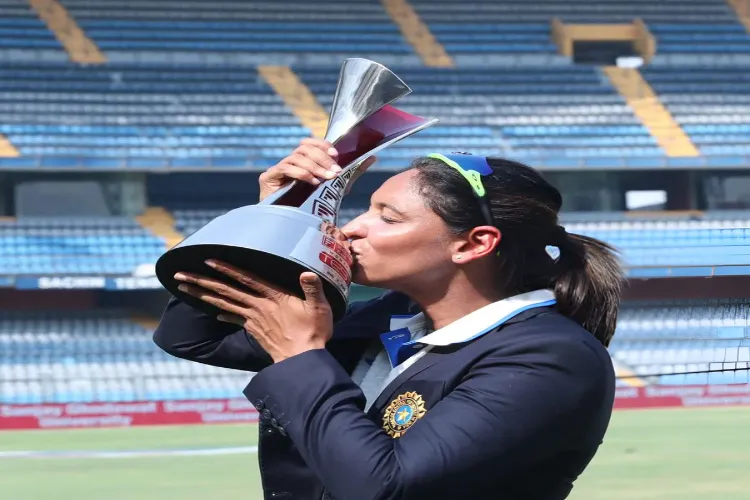 Harmanpreet Kaur, the first Indian captain to win a Test against Australia