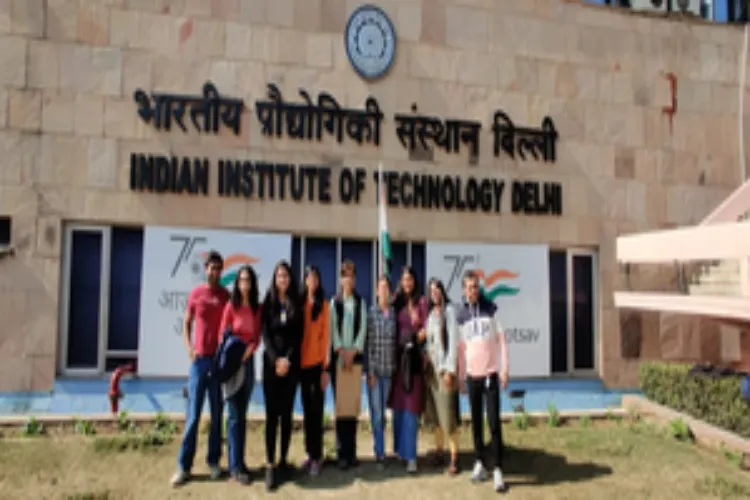 Dr Varsha Singh an associate professor of psychology with her students