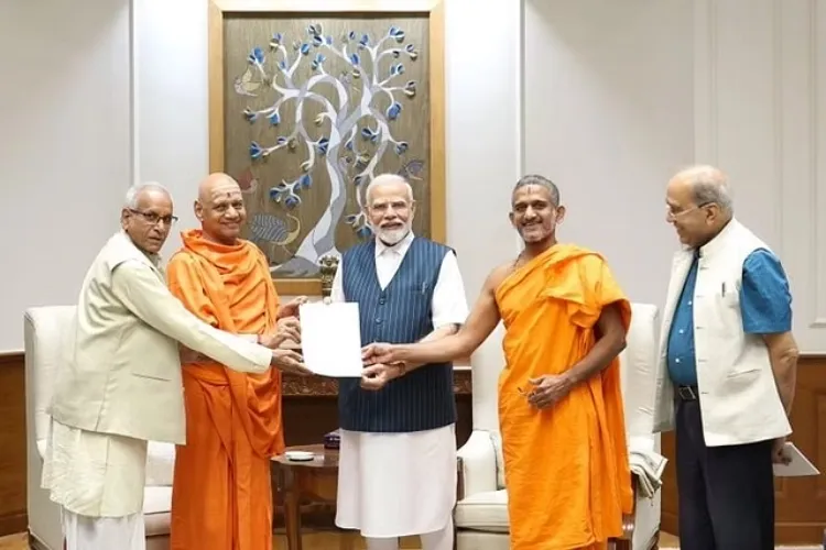 Prime Minister Narendra Modi was cordially invited at the consecration ceremony