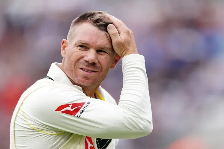 Australia opener David Warner 