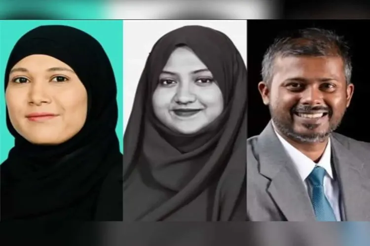 The Maldivian ministers who were reported to have been suspended 