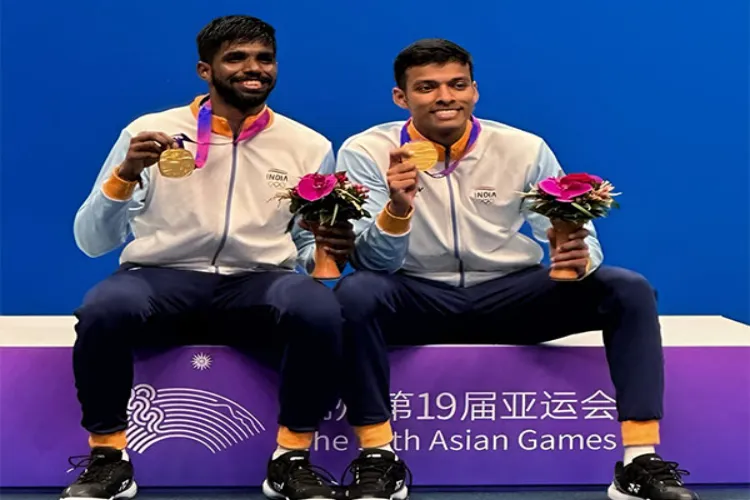 A file image of India badminton doubles duo of Satwiksairaj Rankireddy-Chirag Shetty
