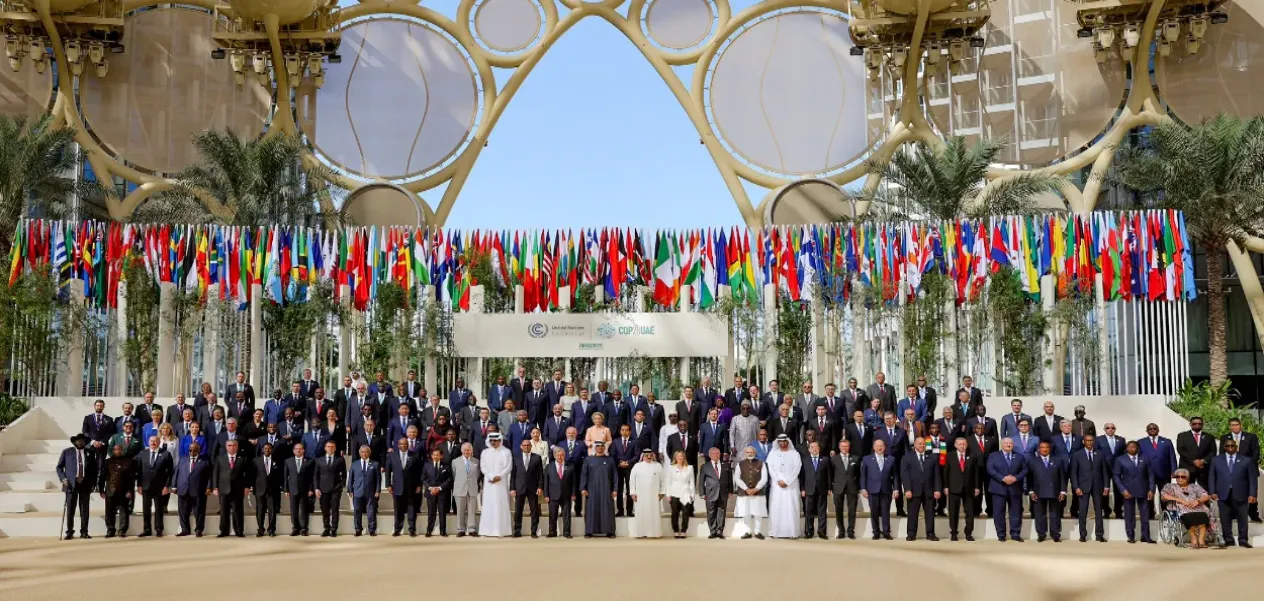 leaders at the Climate Summit COP28 in Dubai, UAE