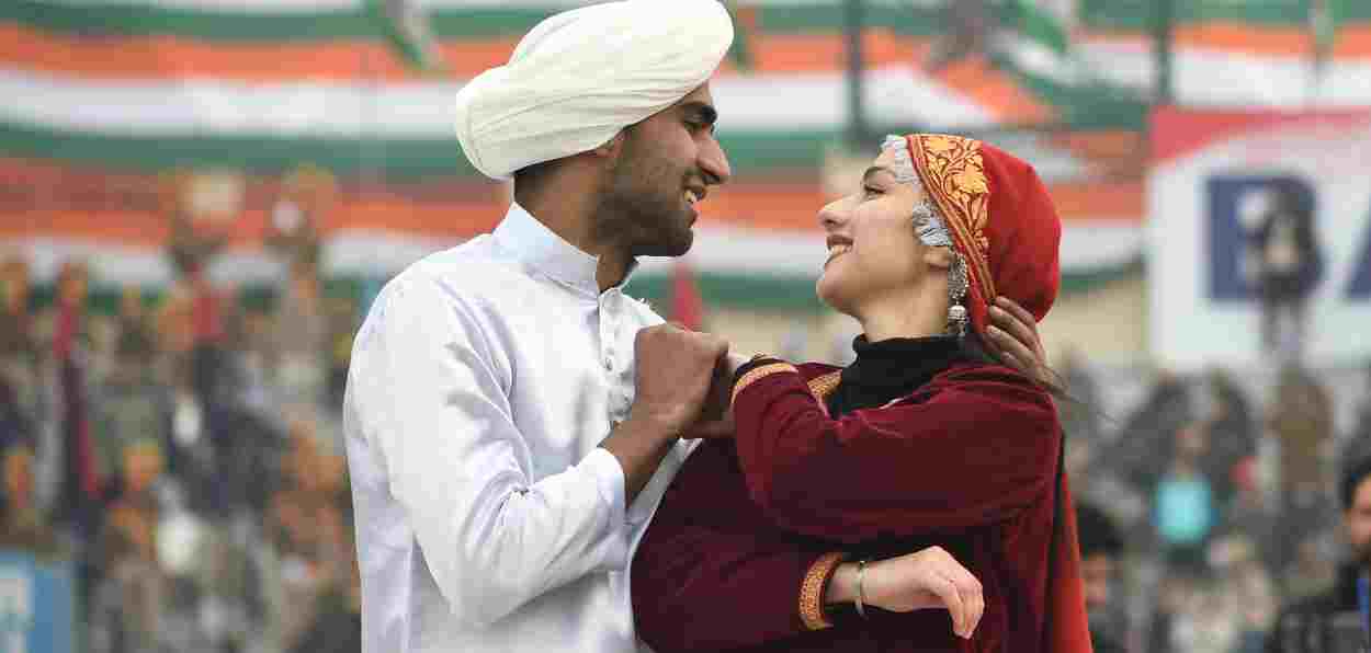 A representational couple (Artists dancing in Srinagar on Republic Day) Basit Zargar