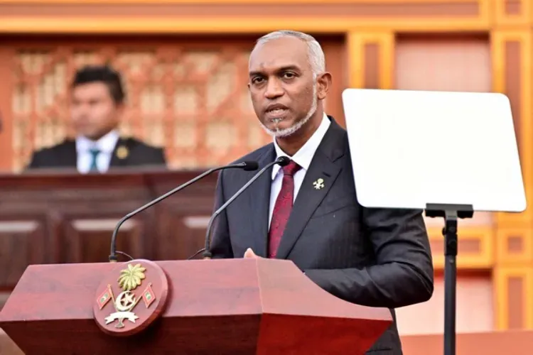  Maldivian President Mohamed Muizzu