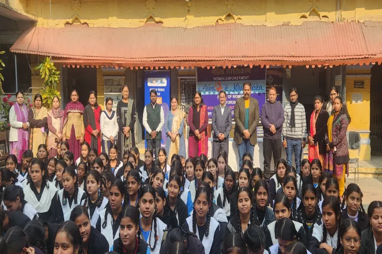 Particpants in the Career counselling camp of Awaz-e-Khwateen at Rampur