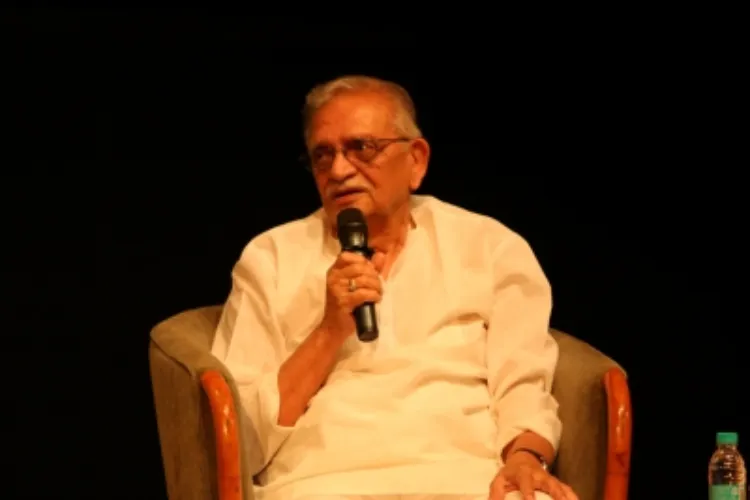 Poet and lyricist Gulzar