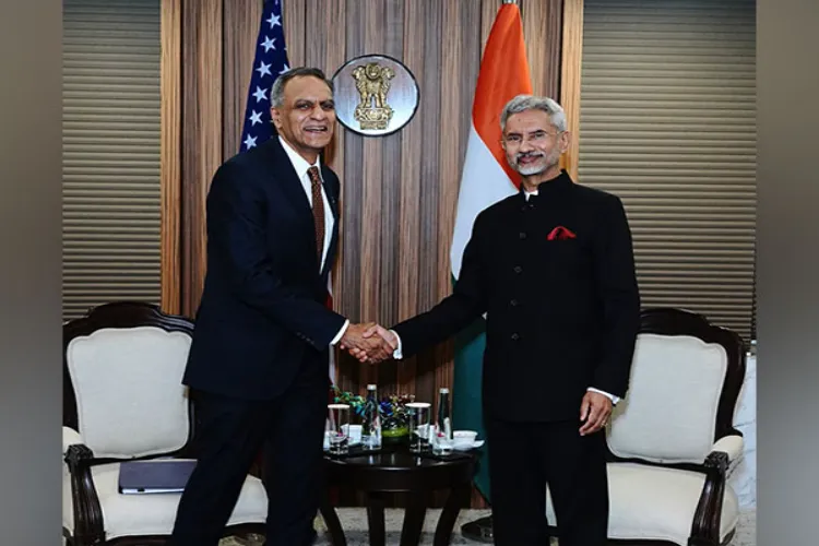 US Deputy Secretary of State Richard R Verma with EAM S Jaishankar