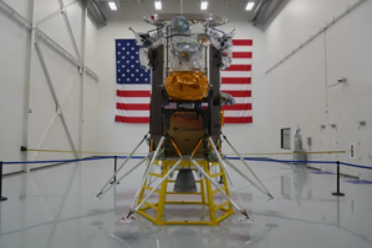 U.S. company Intuitive Machines' first lunar lander