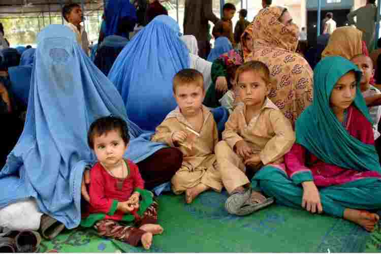 Afghan children with mothers (Representational image(