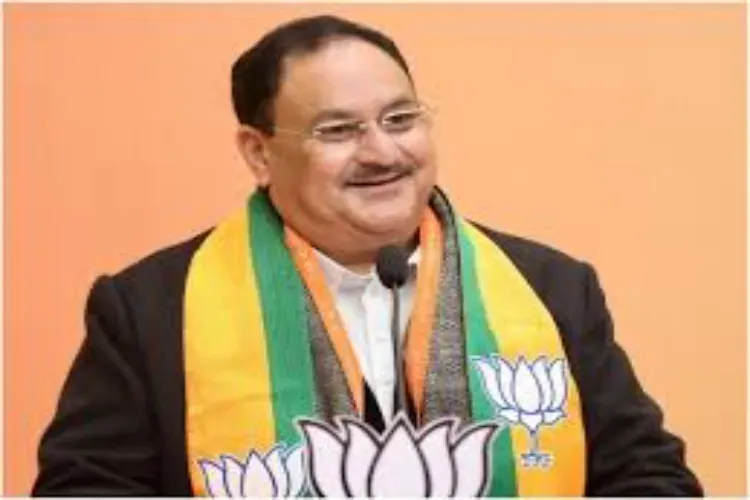 BJP national president J.P. Nadda