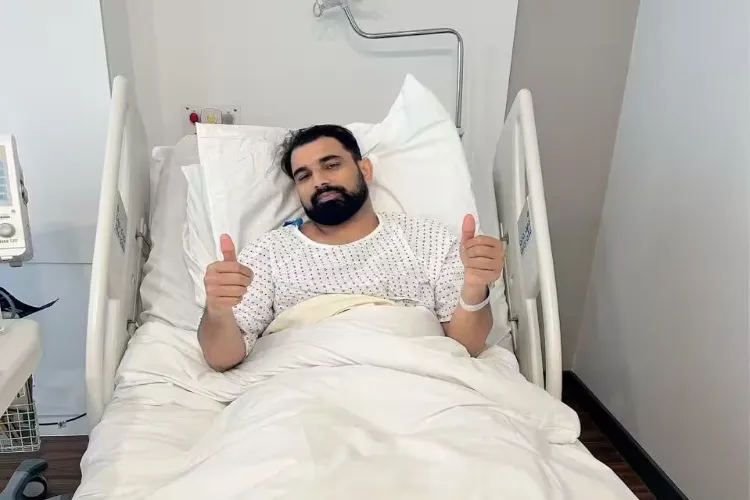 India's star speedster, Mohammed Shami recovering in hospital