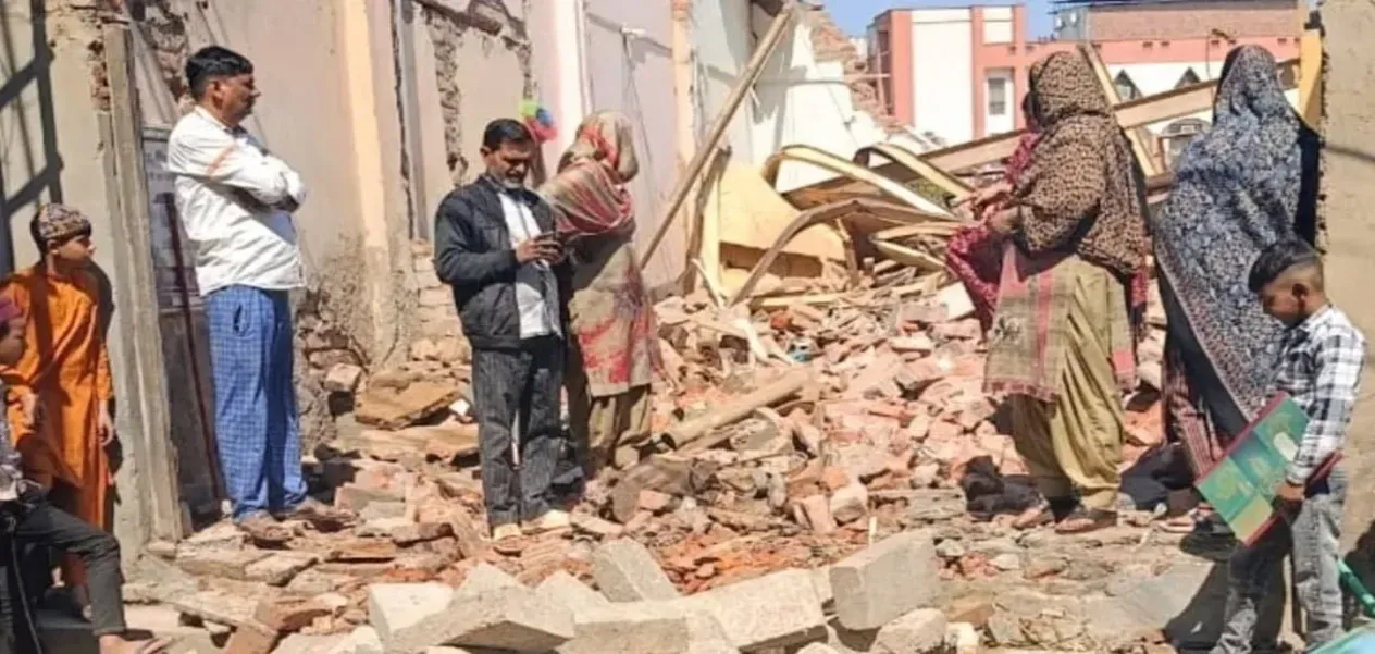 Wakeel Hassan's house in Khajuri Khas was demolished by DDA