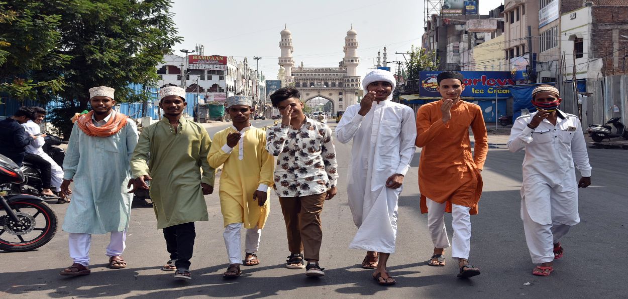 Muslim youth on Eid in Hyderabad (Picture is only for representational purposes)